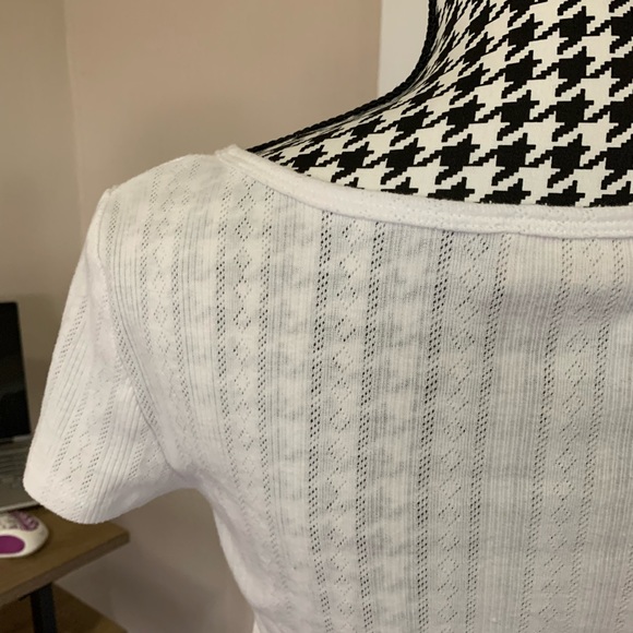 White see through shirt - Picture 8 of 9